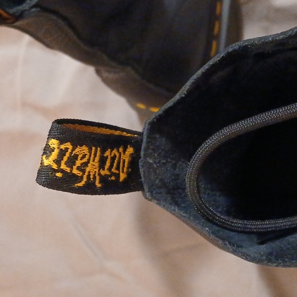 DR MARTENS  1460 Pascal  Virginia Black Leather Lace-Up Boots Size 7 - Picture 8 of 16